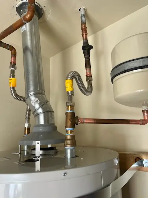 Water heater installation and plumbing repair in Candlewood Orchards